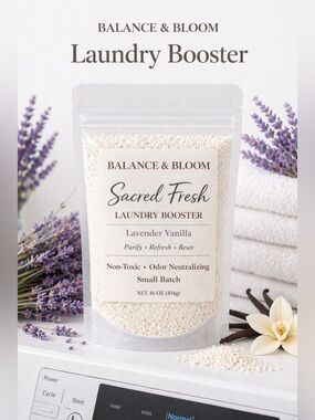 Sacred Fresh Laundry Booster | Lavender Vanilla | 16oz Bag
